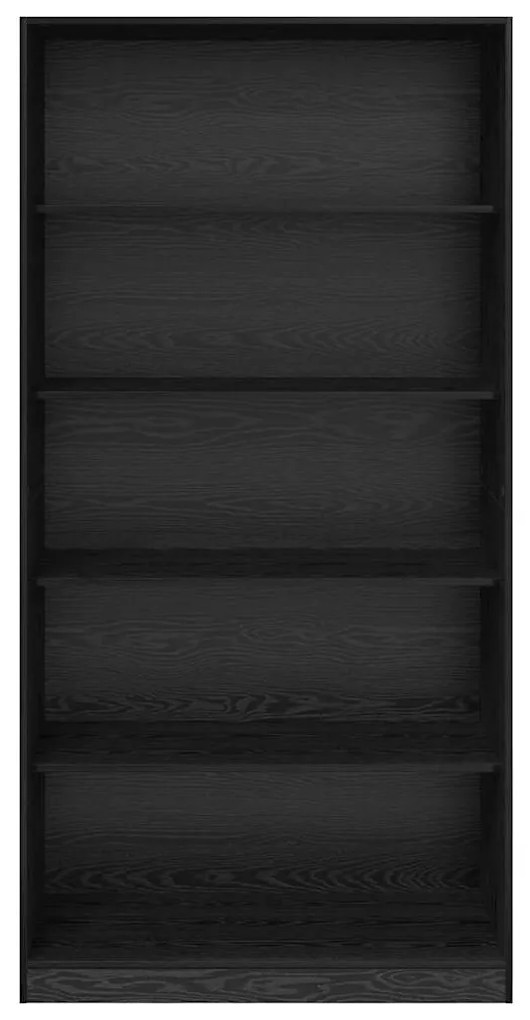 vidaXL Ντουλάπι Μαύρη Οξυά 100 x 50 x 200 εκ Επεξεργασμένο ξύλο