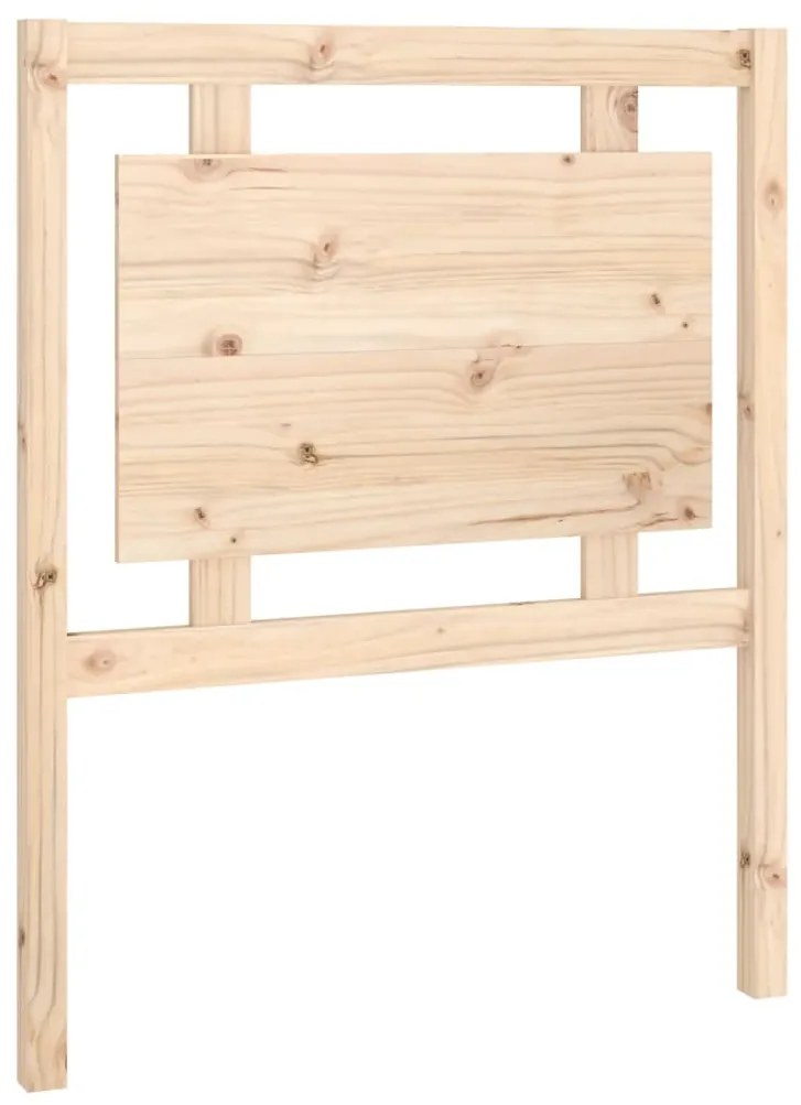 vidaXL Κεφαλάρι Κρεβατιού 80,5 x 4 x 100 εκ. από Μασίφ Ξύλο Πεύκου