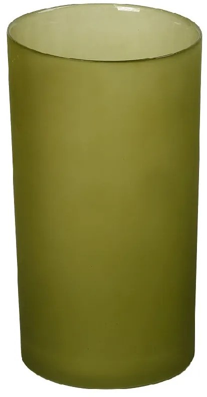 Βάζο Γυάλινο Lime Caprice ESPIEL 13x13x24εκ. DAC1710