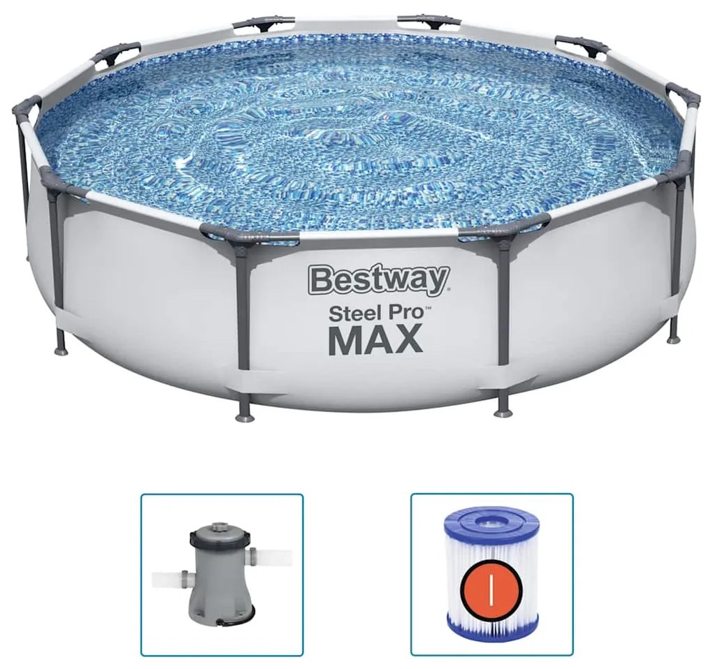 Bestway Σετ Πισίνας Steel Pro MAX 305 x 76 εκ.