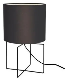 Επιτραπέζιο Φωτιστικό 1xΕ27 Ύφασμα Rondo Viokef 4313200 Μαύρο