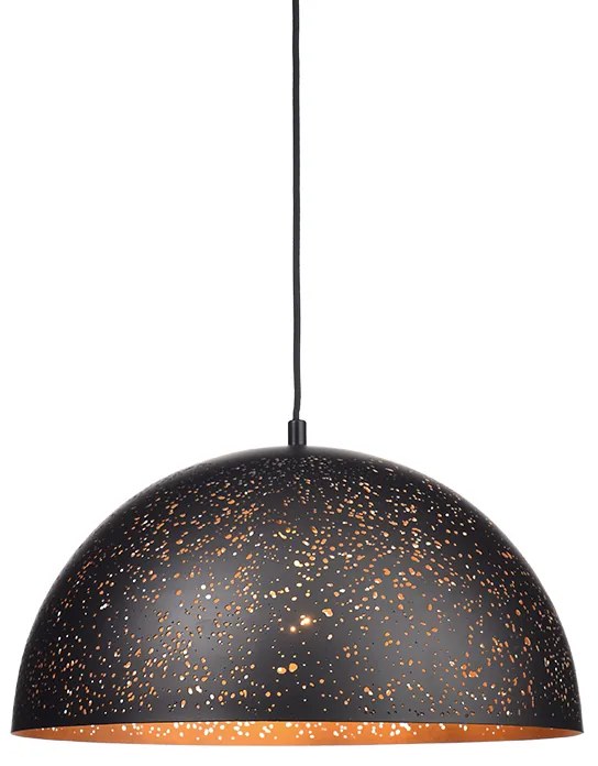 Φωτιστικό Κρεμαστο Aca V363381PBG PLANETARIO Μαύρο Ματ (Black Mat)