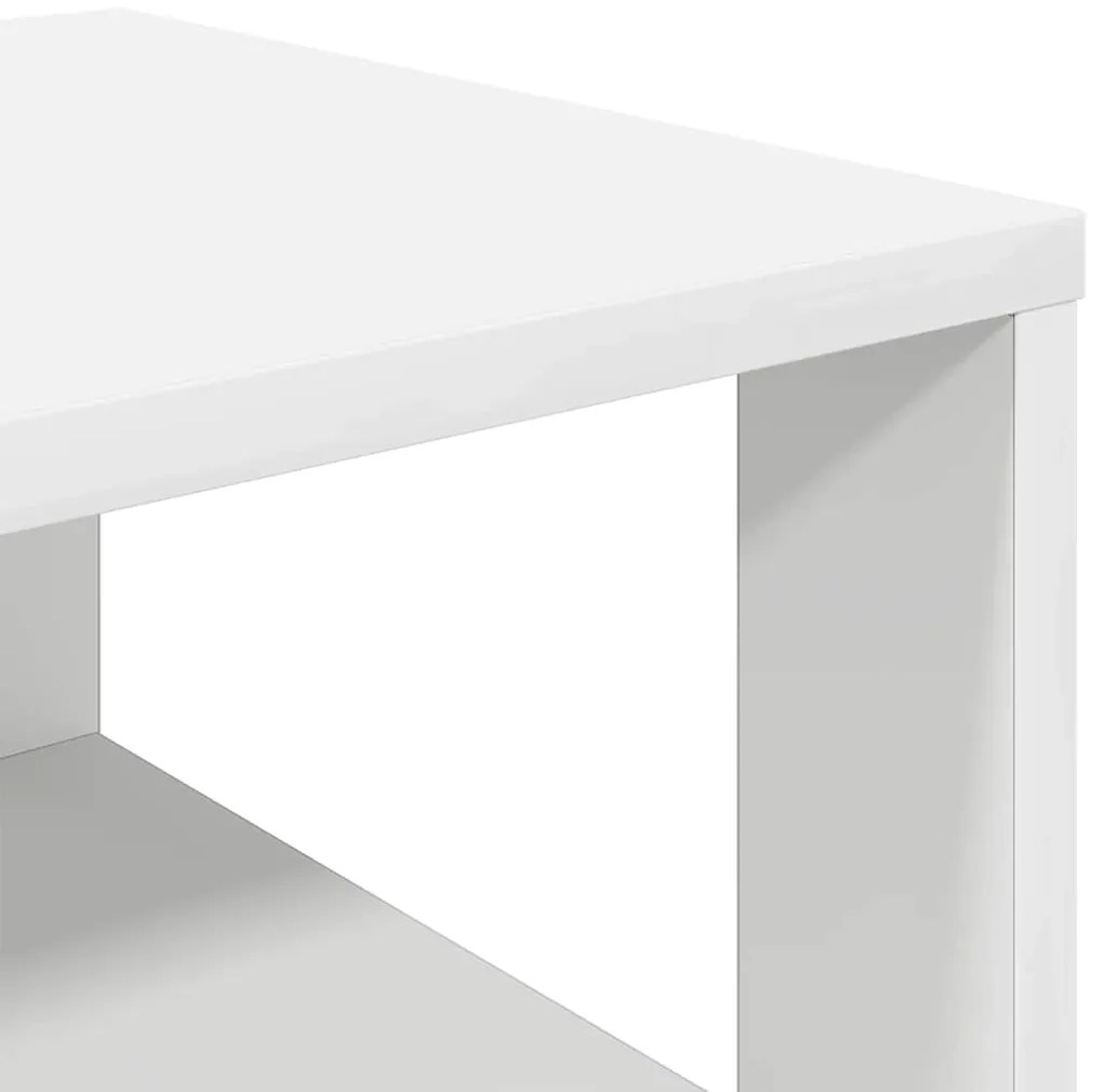 Ράφι παπουτσιών Λευκό 61x32x87,5 cm Κατασκευασμένο ξύλο - Λευκό