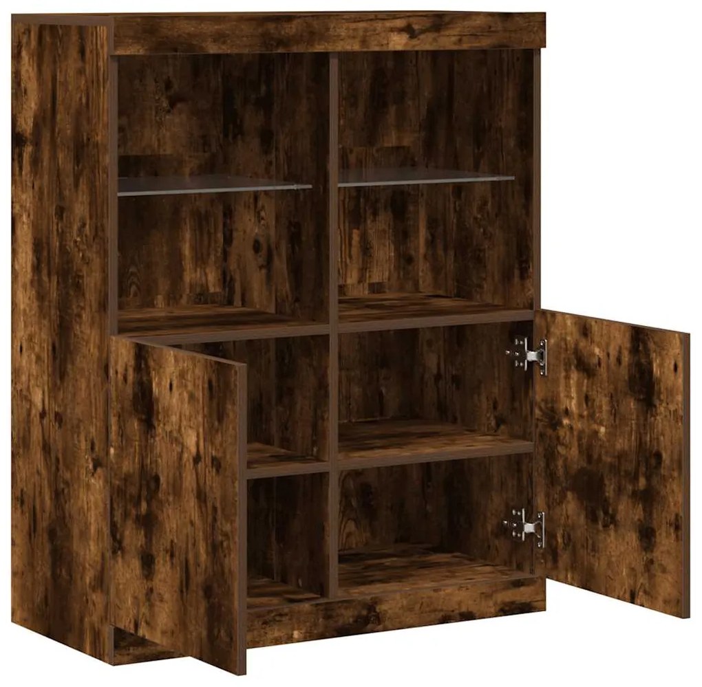 Ντουλάπι Καπνιστή Δρυς 81x37x100 εκ. Επεξεργασμένο Ξύλο 3318621