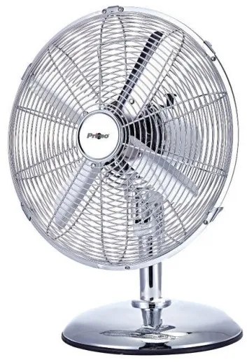 Ανεμιστήρας Επιτραπέζιος PRΤF Φ12'' 30εκ. 40W Μεταλλικός Primo-800579-Χρώμιο 800579