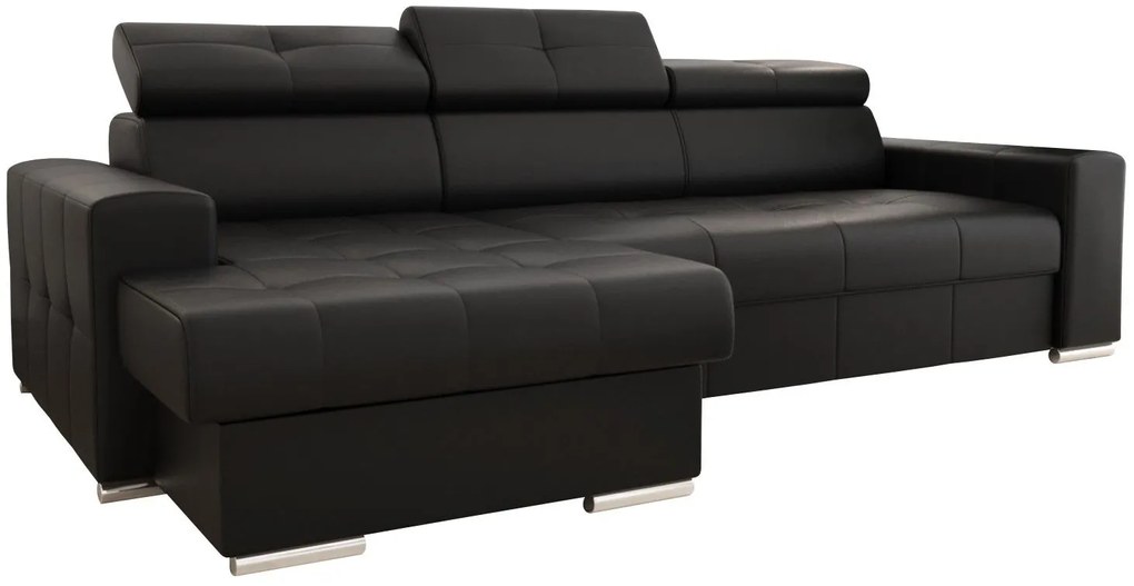 Γωνιακός καναπές April mini LTHR-Mauro-Αριστερή