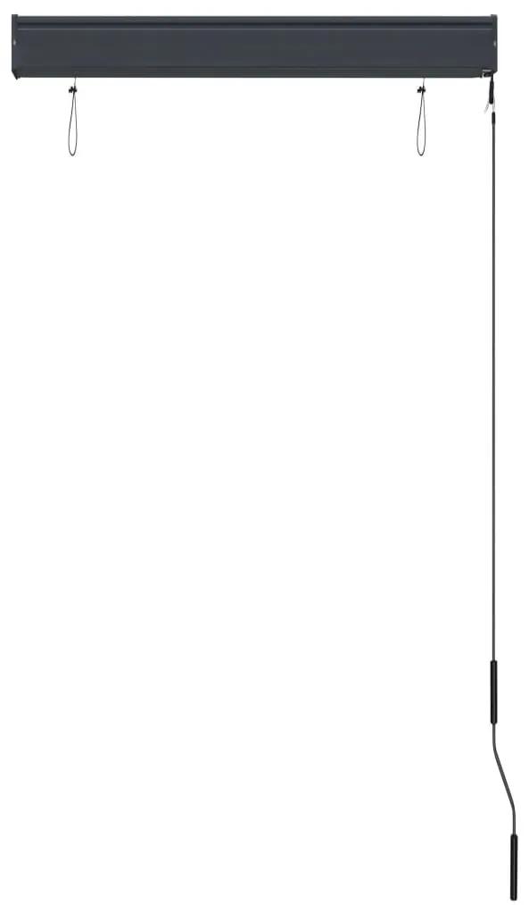 Στόρι Σκίασης Ρόλερ Εξωτερικού Χώρου Λευκό/Πορτοκαλί 80x250 εκ. - Πορτοκαλί