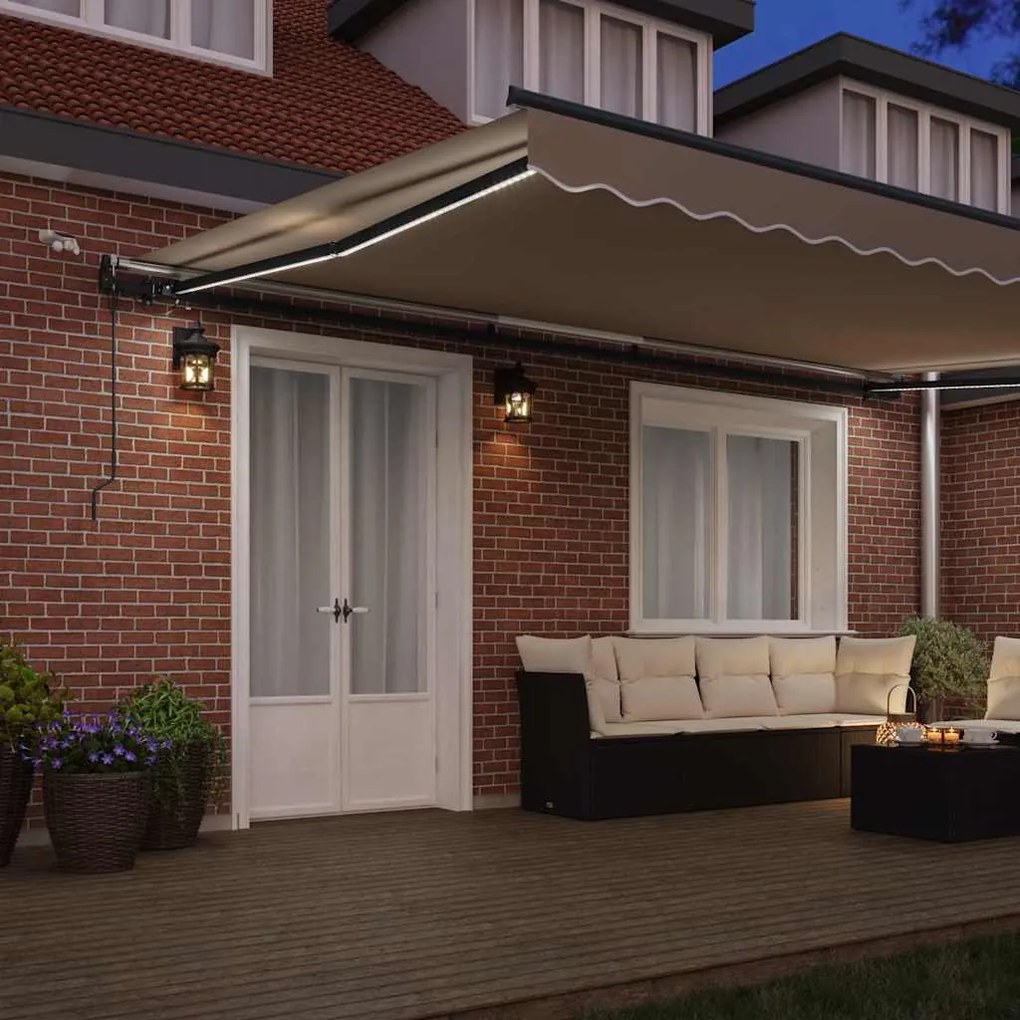 vidaXL Σκηνίτσα Αναδιπλούμενη with Μπεζ 500 x 300 εκ ύφασμα