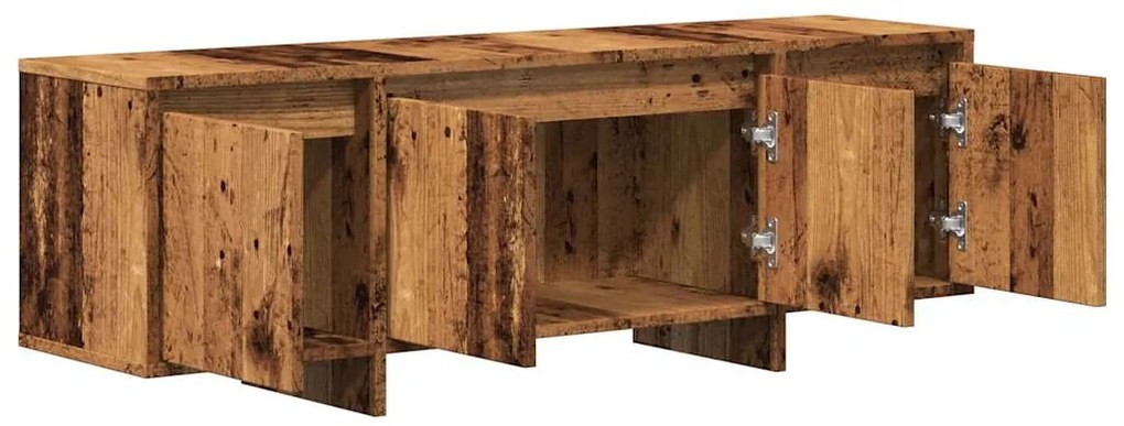 vidaXL Έπιπλο Τηλεόρασης Παλιό Ξύλο 120x30x40,5 εκ. από Μοριοσανίδα