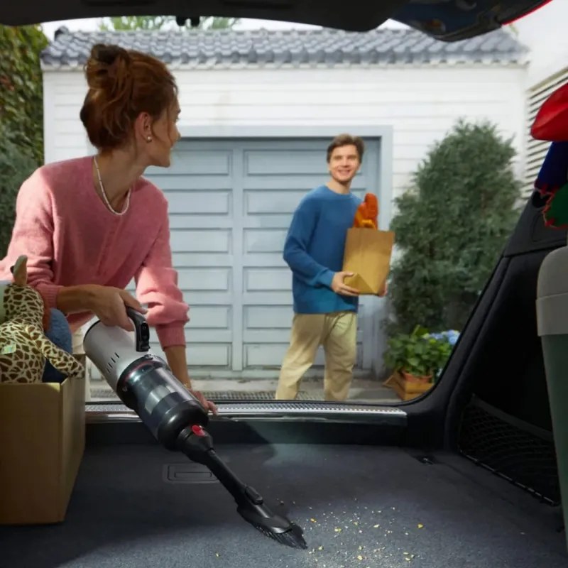 Κάθετη ηλεκτρική σκούπα 5σε1 Roborock Dyad Pro Combo R300002, 17000 Pa, 300 m2, 0,46 l, 4 λειτουργίες, Αυτοκαθαρισμός,, Αυτονομία έως 60 λεπτά, Λευκό