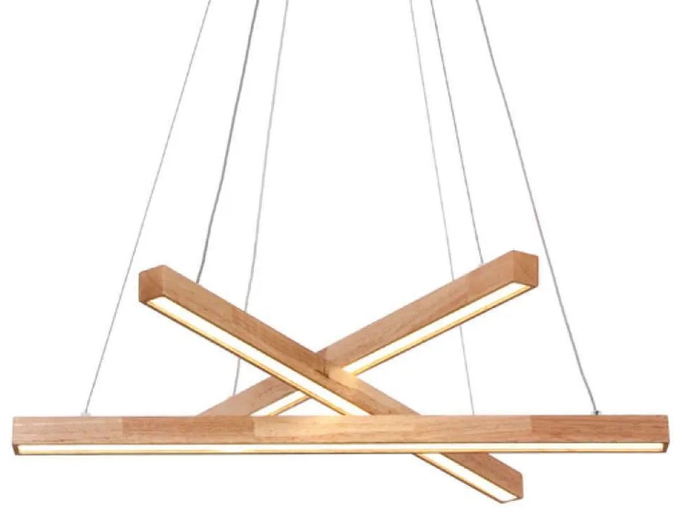 Φωτιστικό Οροφής Canela TNK299LED27P 27W Led Φ56cm 100cm Natural Aca Metal,Wood
