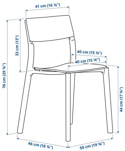 IKEA PS 2012/JANINGE τραπέζι και 4 καρέκλες 691.614.82