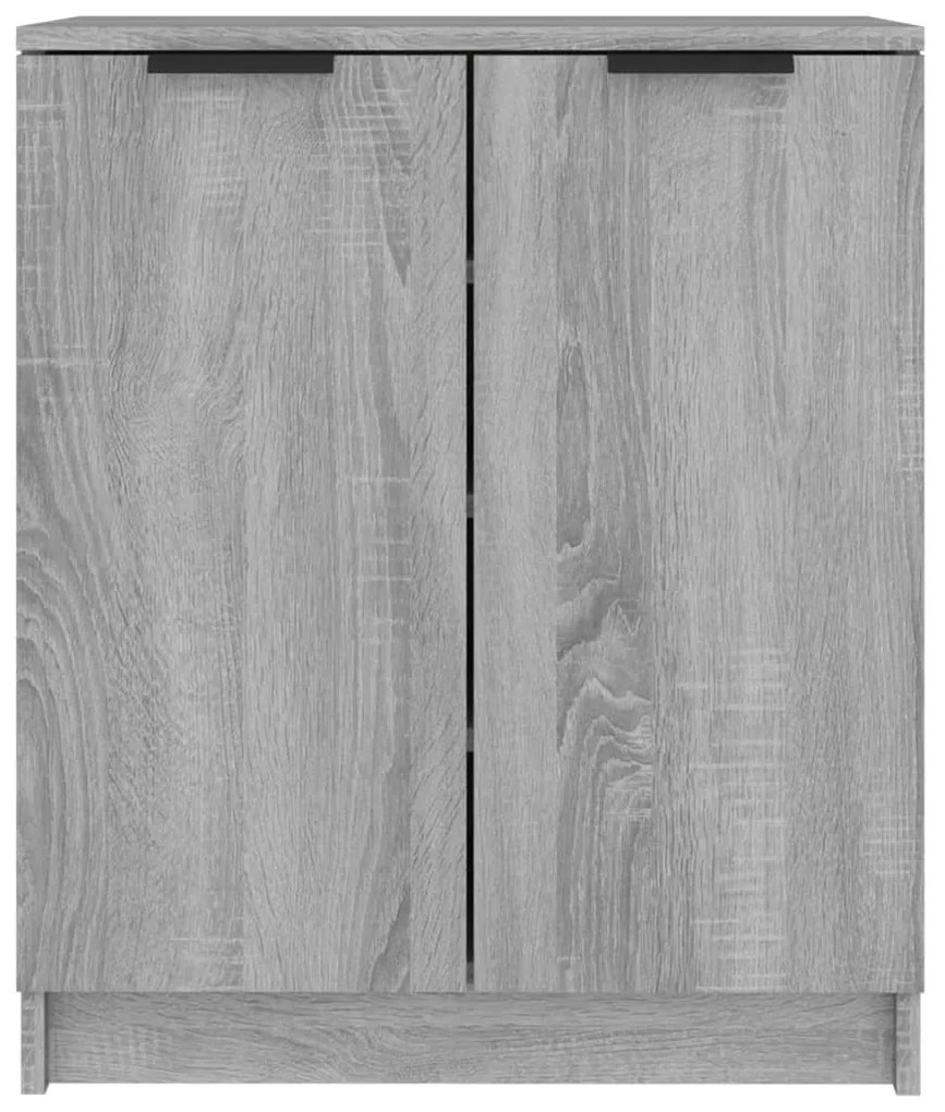 vidaXL Παπουτσοθήκη Γκρι Sonoma 59x35x70 εκ. από Επεξεργασμένο Ξύλο