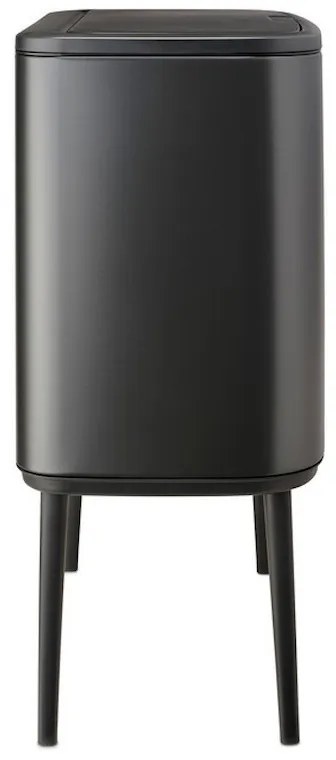 Κάδος Brabantia Bo Touch 1008854, 36 L, Ομαλό και αθόρυβο άνοιγμα, Μεγάλο άνοιγμα, Σκούρο γκρι