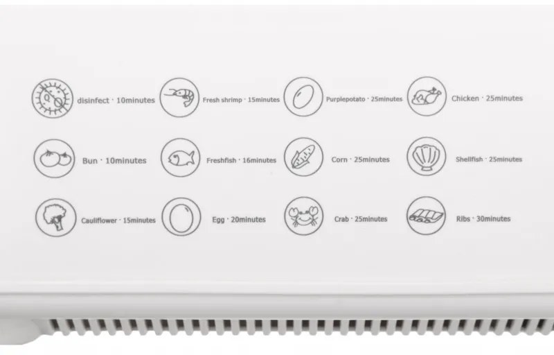 Ατμομάγειρας Saturn ST-EC1187, 1500W, 12 l, Αυτόματη διακοπή, Ένδειξη στάθμης νερού, Λευκό