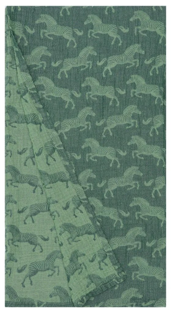 Πετσέτα Θαλάσσης - Παρεό Ματλασέ (110x160) Kentia Stylish Kumba 02 Green