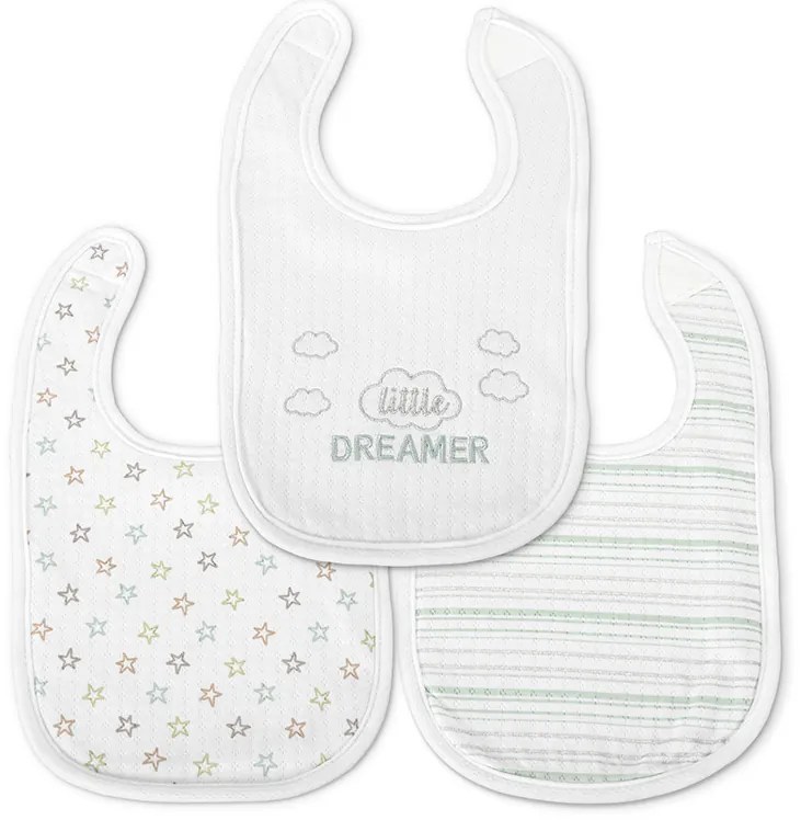 LORELLI ΣΕΤ ΣΑΛΙΑΡΕΣ 3 ΤΕΜ ΜΕ VELCRO ΥΦΑΣΜΑΤΙΝΕΣ WHITE 10260290001