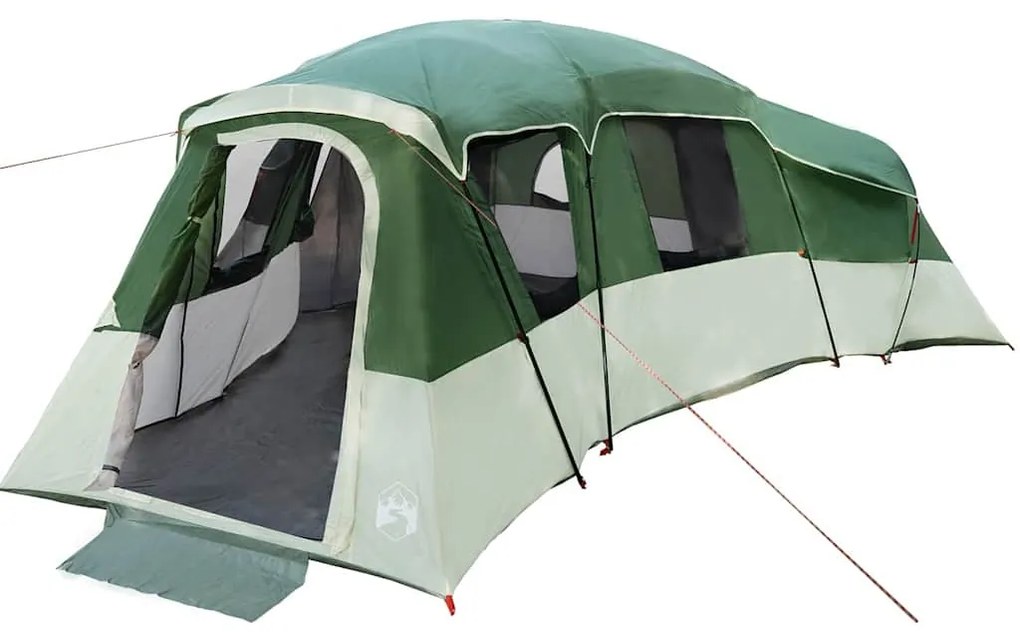 vidaXL Οικογενειακή Σκηνή Πράσινο 762 x 655 x 218 εκ Πολυεστέρας