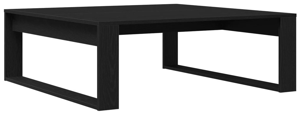 vidaXL Τραπεζάκι σαλονιού Μαύρο Δρυς 100x100x35 εκ Επεξεργασμένο ξύλο