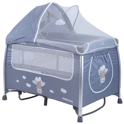 ΠΑΡΚΟΚΡΕΒΑΤΟ 2 ΕΠΙΠΕΔΩΝ KIKKA BOO DREAMY GREY 31003010087