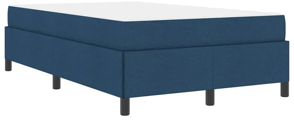 vidaXL Κρεβάτι με ελατήρια Μπλε και Μαύρο 120 x 190 cm