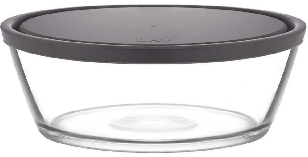 Δοχείο Φαγητού Vega LVVEG286184Z Φ18,4cm 1130ml Clear-Grey Lav Glass