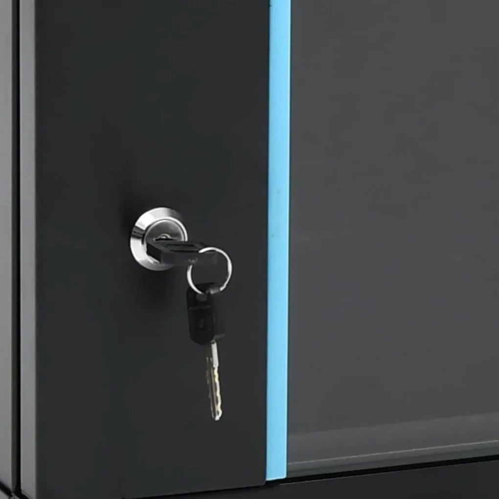 vidaXL Καμπίνα Δικτύου Επιτοίχια 9U 19&#039;&#039; IP20 600x450x510 χιλ.
