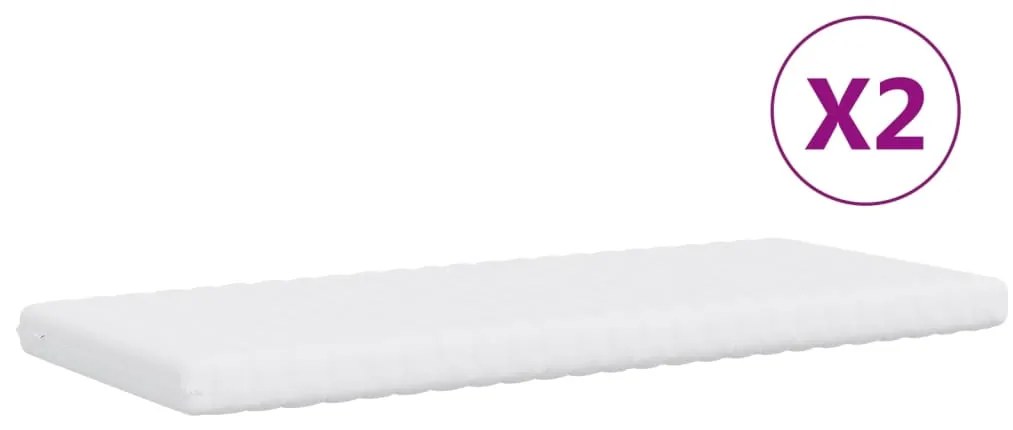 vidaXL Καναπές Κρεβάτι Συρόμενος Σκούρο γκρι 90x190 εκ Ύφασμα Στρώματα
