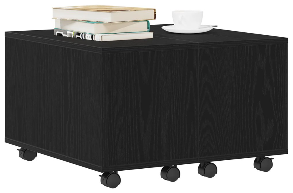 vidaXL Τραπεζάκι Καφέ Μαύρη Δρυς 60x60x38 εκ από Ξύλο