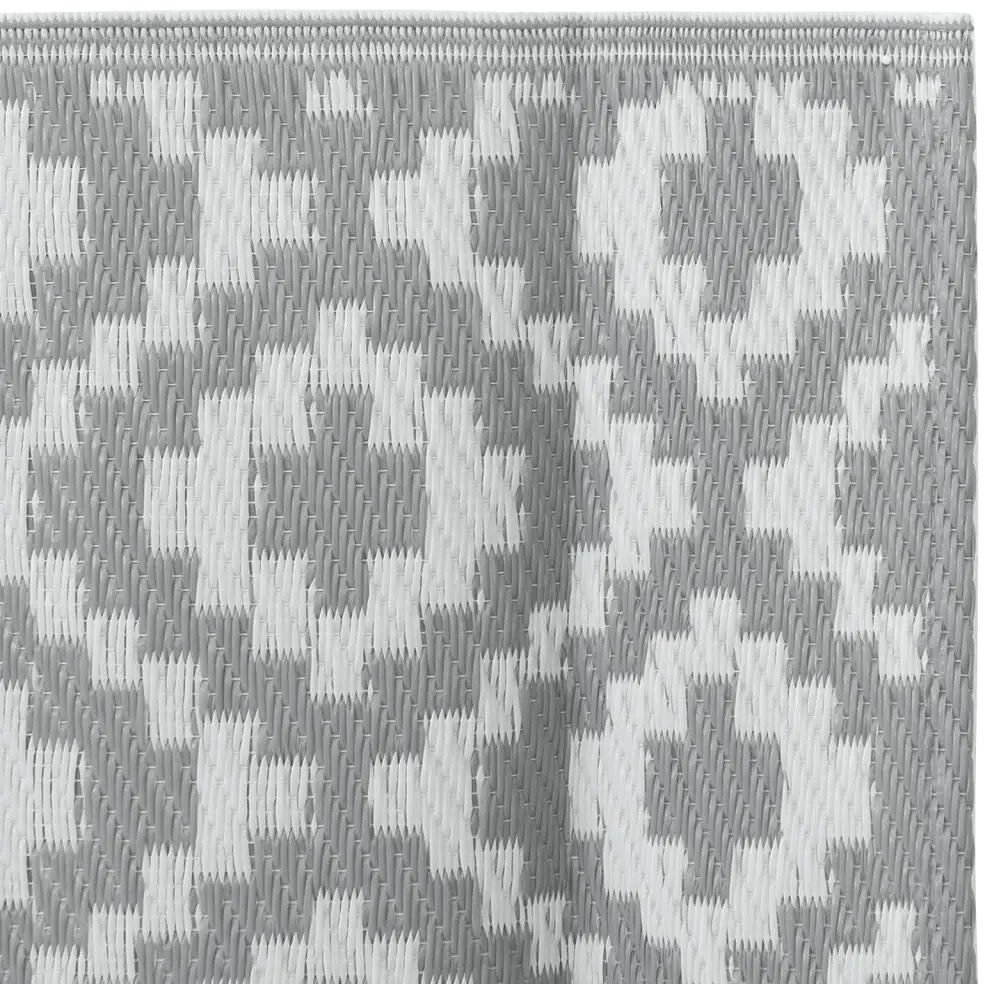 vidaXL Χαλί εξωτερικού χώρου ARAKIL γκρι 80x150 cm PP