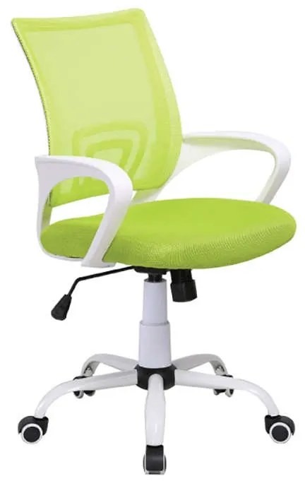 ZITA PLUS A1850-W ΛΕΥΚΟ/ΠΡΑΣΙΝΟ MESH ΠΟΛΥΘΡΟΝΑ ΓΡΑΦΕΙΟΥ  01.0733