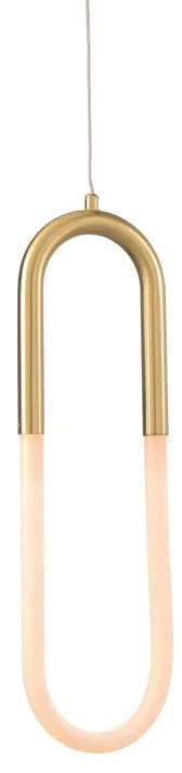 Φωτιστικό Οροφής Μονόφωτο LED Aca Venus ZM32LEDP15BR Brass