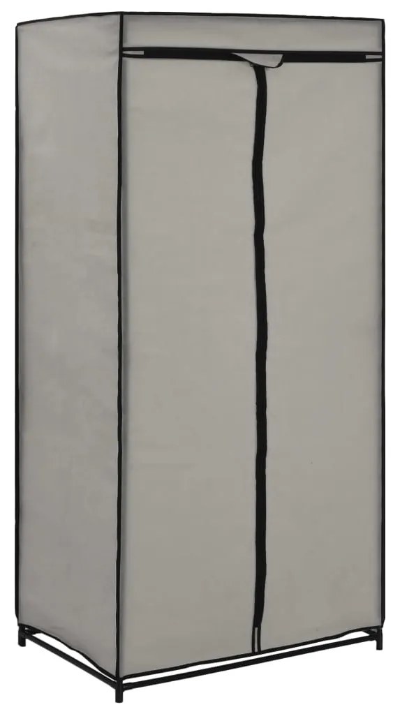 vidaXL Ντουλάπες 2 τεμ. Γκρι 75 x 50 x 160 εκ.