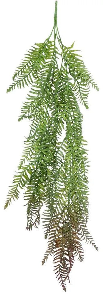 Τεχνητό Κρεμαστό Φυτό Fern 20862 28x15x90cm Green-Brown GloboStar Πολυαιθυλένιο