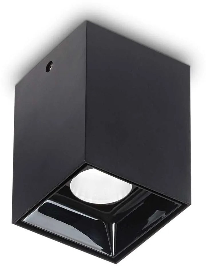 Φωτιστικό Οροφής - Spot Nitro Square 206042 5,5x9cm LED 10W 3000K 1100Lm Black Ideal Lux