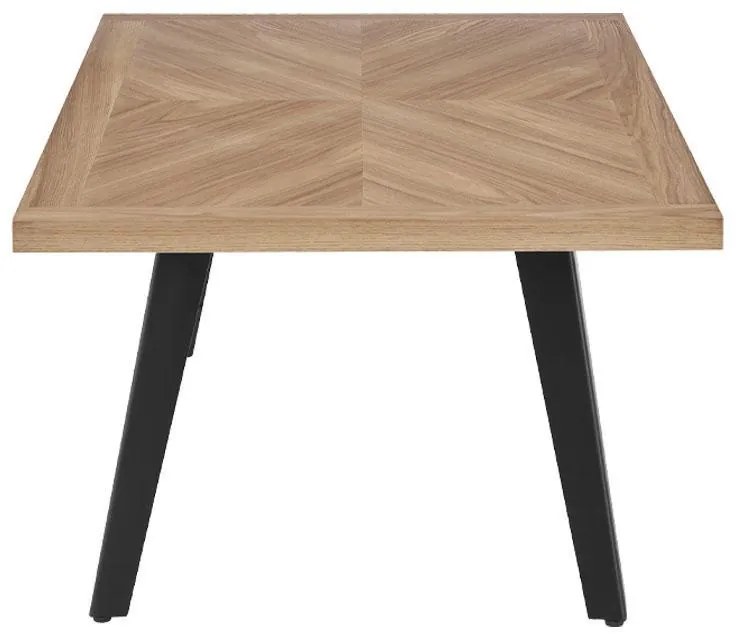 Τραπεζάκι Σαλονιού 1564 Fylliana Sonoma - Μαύρο 130x70x45 εκ. 130x70x45 εκ.
