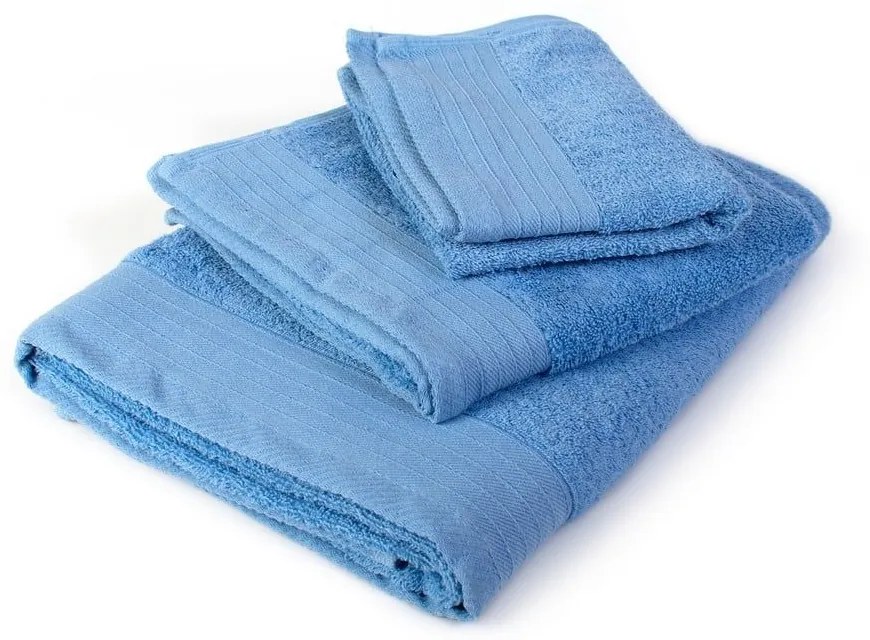 Πετσέτες Σετ 3τμχ Πενιέ Ciel DimCol Σετ Πετσέτες 100% Cotton