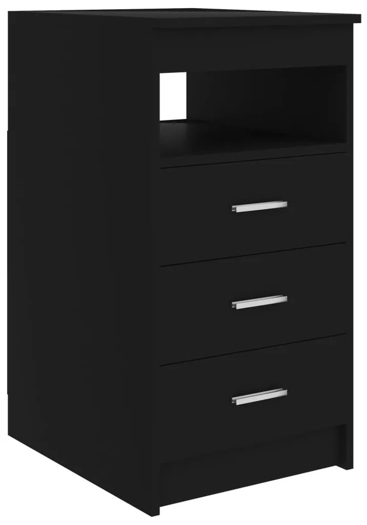 vidaXL Γραφείο Μαύρο 140 x 50 x 76 εκ. από Επεξ. Ξύλο
