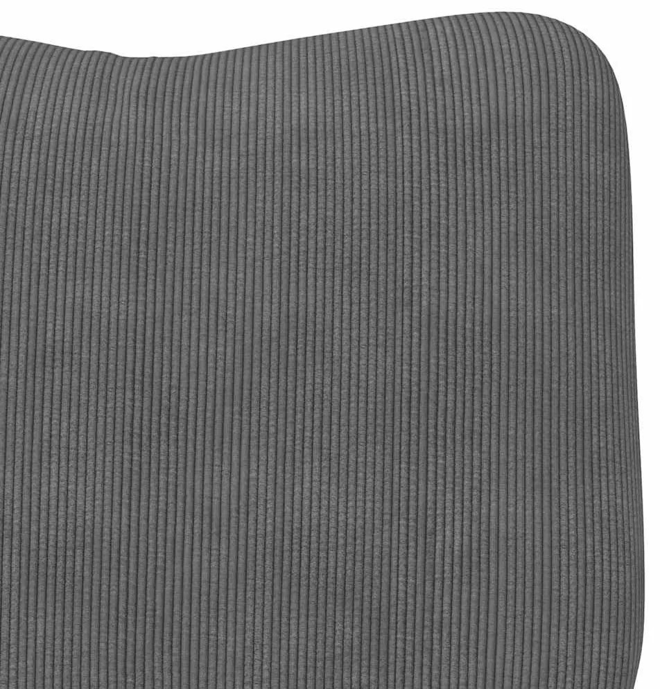 vidaXL Πολυθρόνα Σκούρο Γκρι 63 x 67 x 94 εκ. Υφάσματος Sherpa