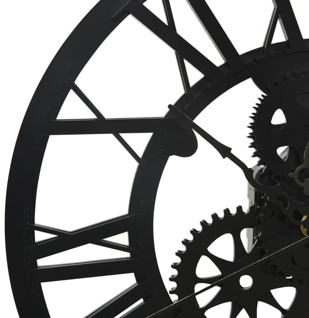 vidaXL 325168 Wall Clock Black 30 cm Acrylic