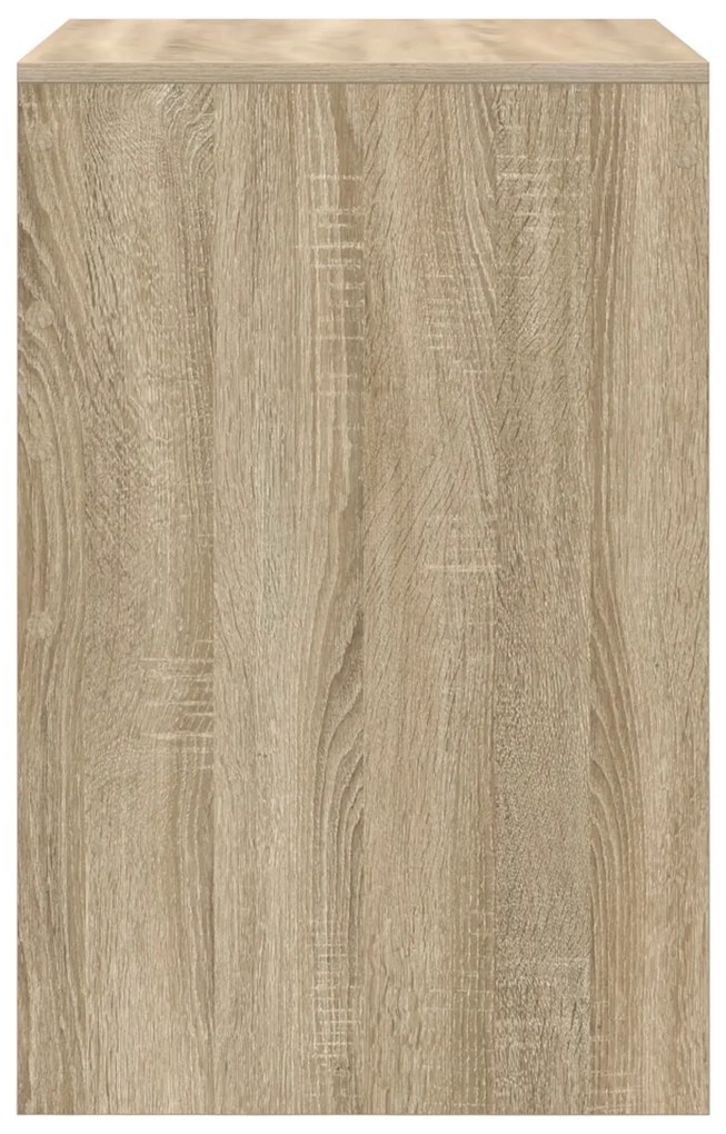 vidaXL Γραφείο Υπολογιστή Sonoma oak Μοριοσανίδα 60 x 50 x 76 εκ