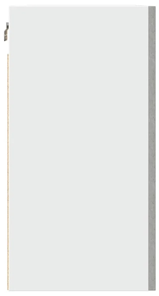 vidaXL Κρεμαστό Ντουλάπι "Lyon" Γκρι Σκυρόδεμα 50x31x60 εκ. από Τεχνητό Ξύλο