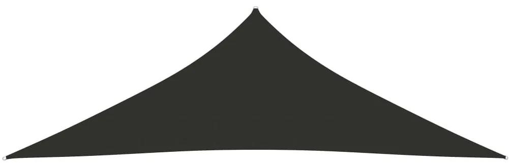 Πανί Σκίασης Τρίγωνο Ανθρακί 5 x 5 x 6 μ. από Ύφασμα Oxford - Ανθρακί