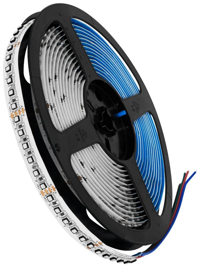 70267 GloboStar®  70267 Ταινία LED SMD 3535 SUPER BRIGHT 5m 19.5W/m 120LED/m 2945lm/m 120° DC 24V IP20 RGB - 5 Χρόνια Εγγύηση