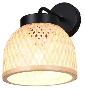 Φωτιστικό Επίτοιχο Reality Lighting -RL LAURENT R26091732 Μαύρο Ματ (Black Mat)