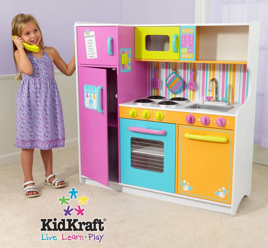 Κουζίνα KidKraft Deluxe Big and Bright