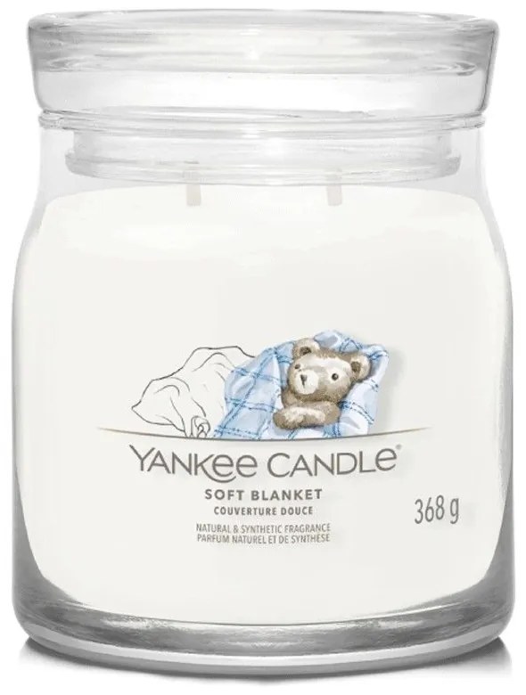 Αρωματικό Κερί Soft Blanket 1701387E Medium White Yankee Candle Κερί