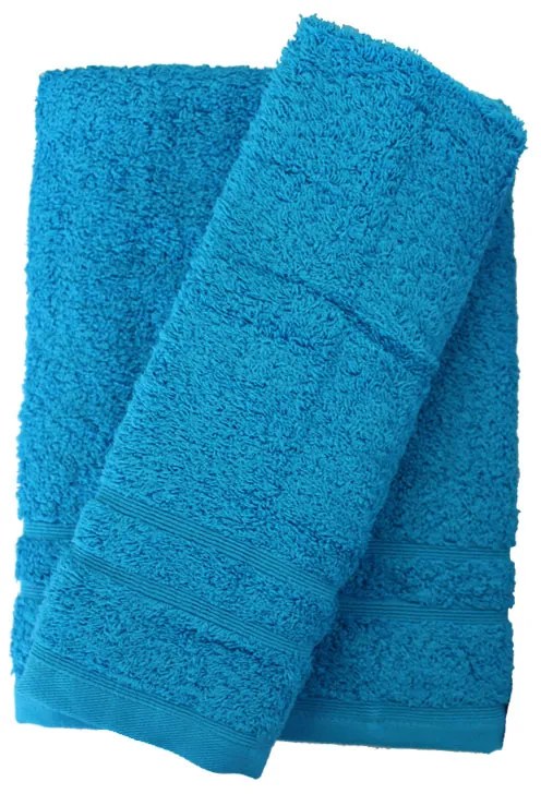 Σετ πετσέτες 2τμχ 500gr/m2 Sena Cyan 24home