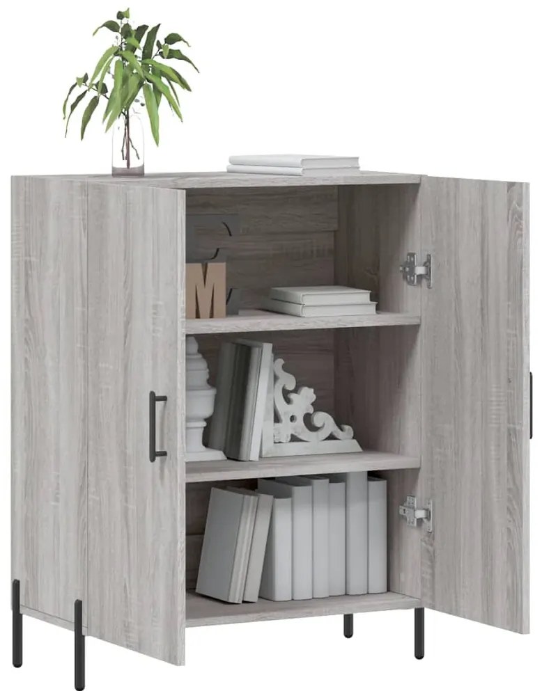 vidaXL Ντουλάπι Γκρι Sonoma 69,5 x 34 x 90 εκ. από Επεξεργασμένο Ξύλο