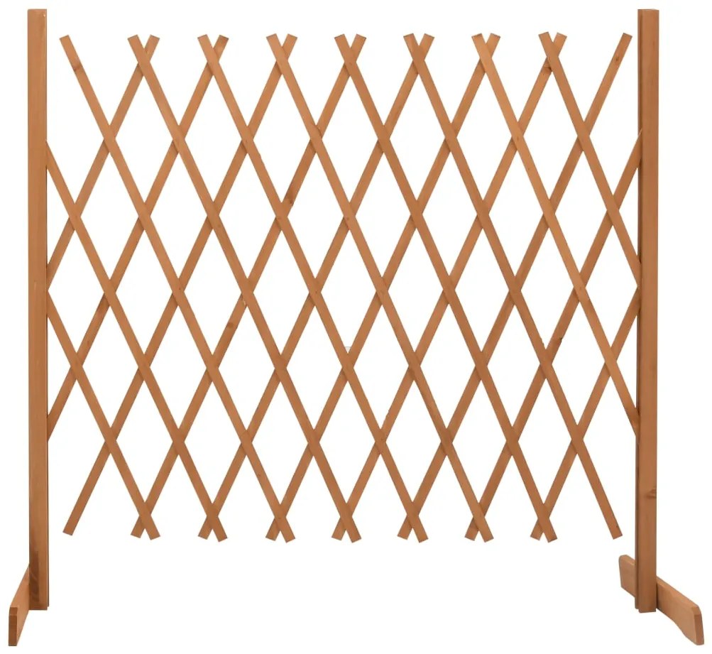 Καφασωτό Φράχτης Κήπου Πορτοκαλί 180x100 εκ. Μασίφ Ξύλο Ελάτης